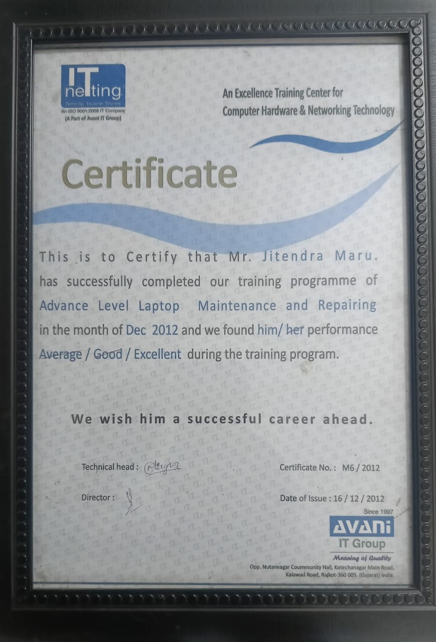 Certificate 2